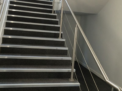 Steel steps fabrication